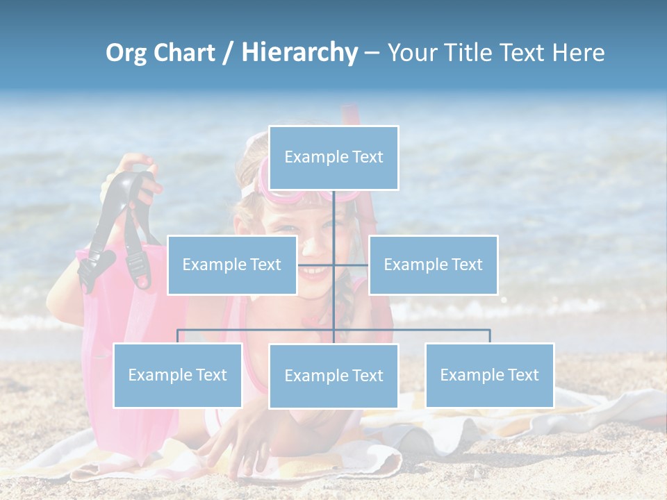 Kid Snorkeling Beauty PowerPoint Template