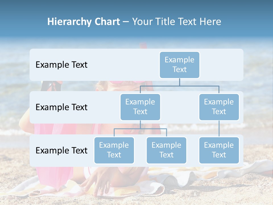 Kid Snorkeling Beauty PowerPoint Template