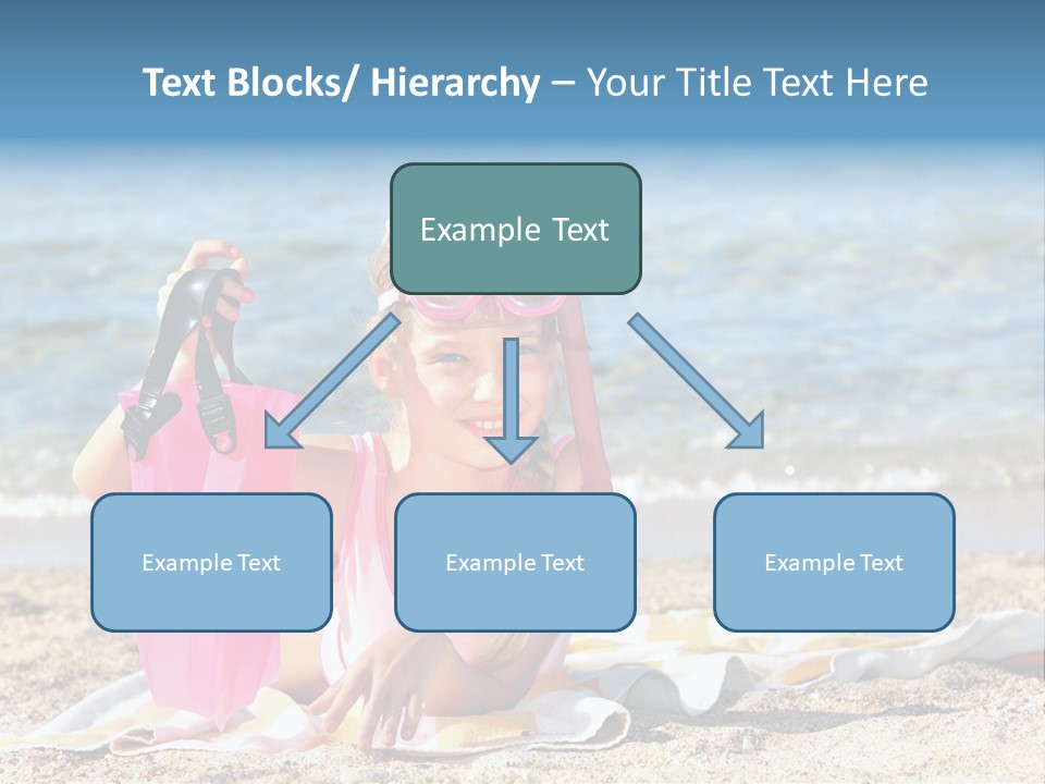 Kid Snorkeling Beauty PowerPoint Template