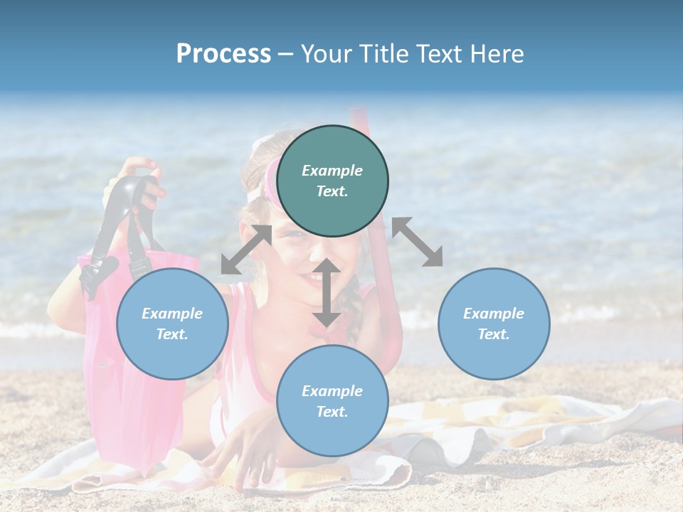 Kid Snorkeling Beauty PowerPoint Template