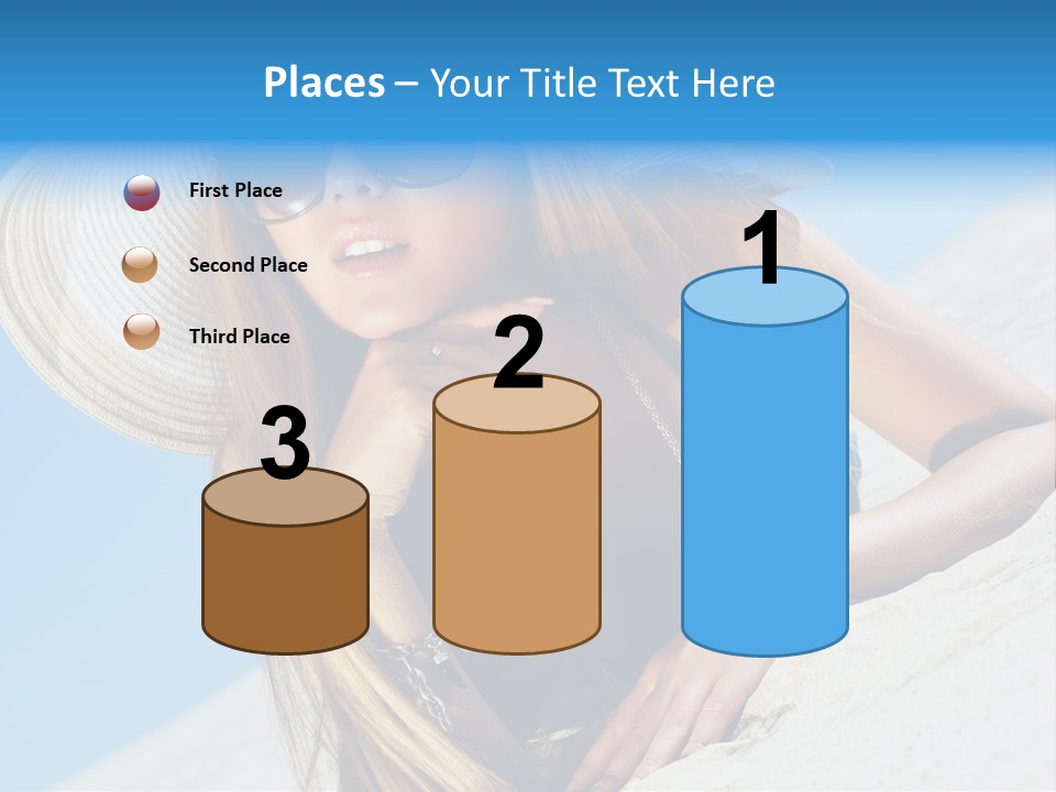 Blue Positive Rest PowerPoint Template