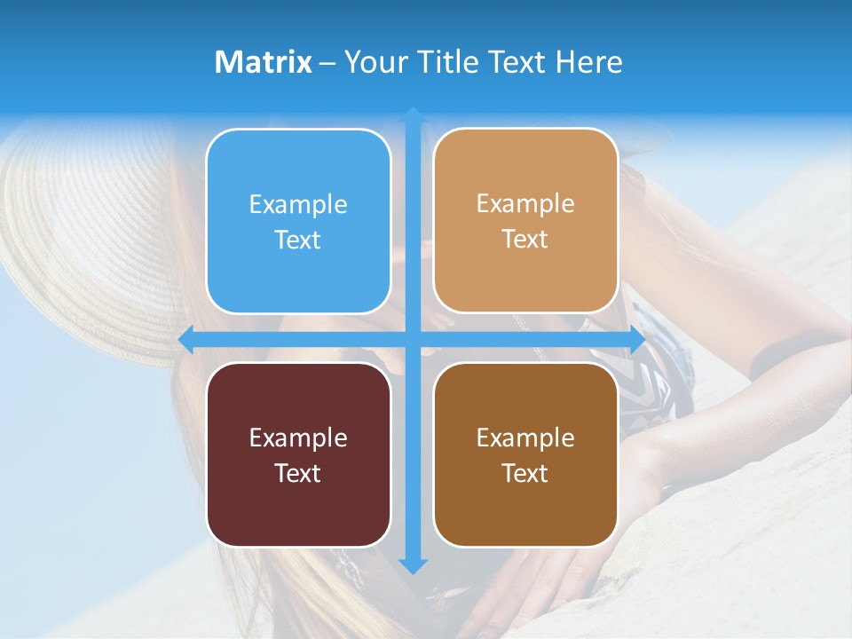 Blue Positive Rest PowerPoint Template