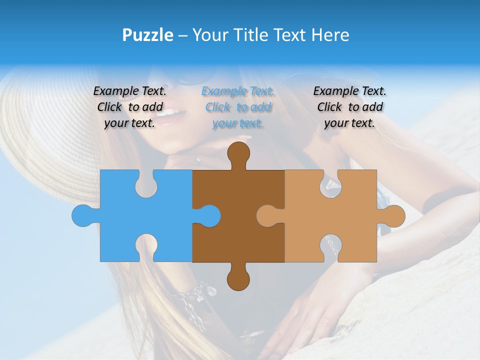 Blue Positive Rest PowerPoint Template