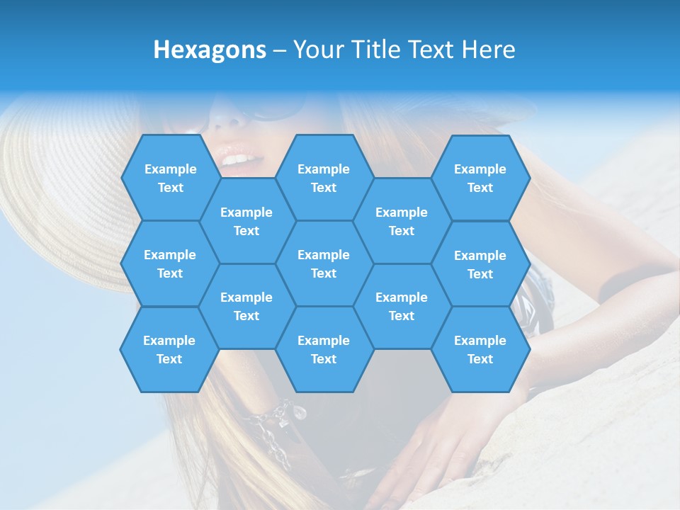 Blue Positive Rest PowerPoint Template