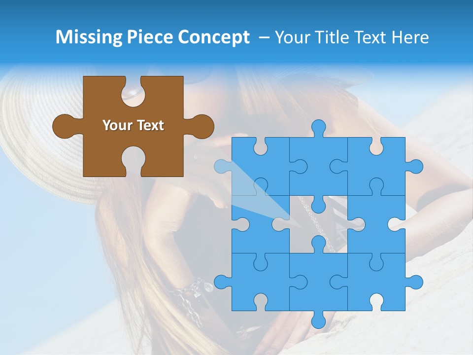 Blue Positive Rest PowerPoint Template