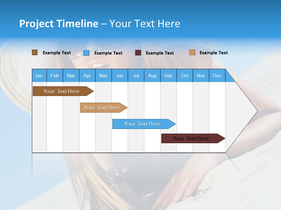 Blue Positive Rest PowerPoint Template