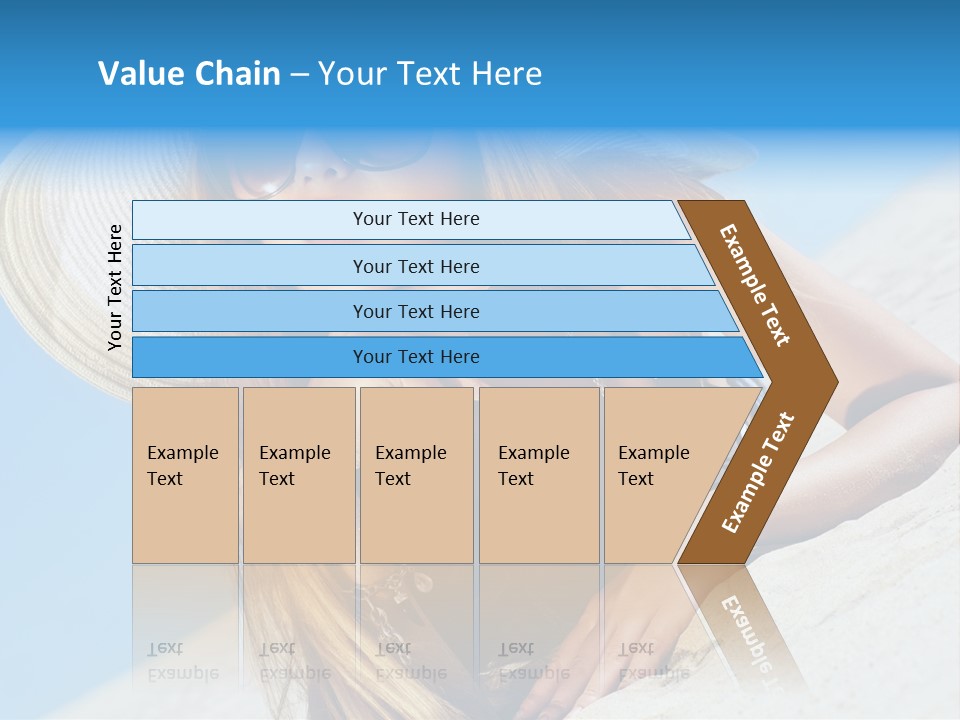 Blue Positive Rest PowerPoint Template
