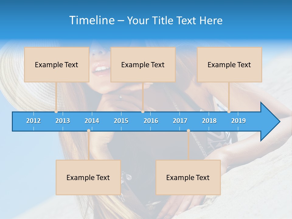 Blue Positive Rest PowerPoint Template