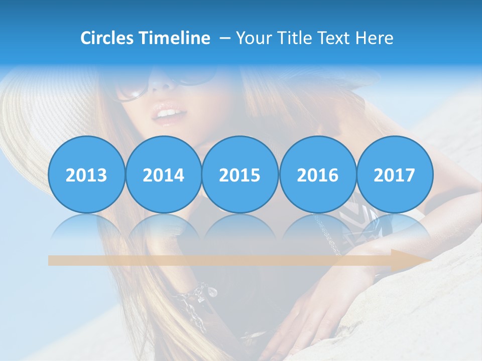 Blue Positive Rest PowerPoint Template