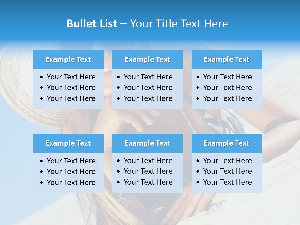 Blue Positive Rest PowerPoint Template