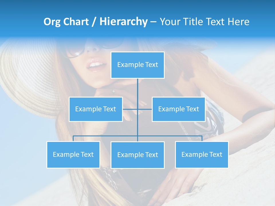 Blue Positive Rest PowerPoint Template