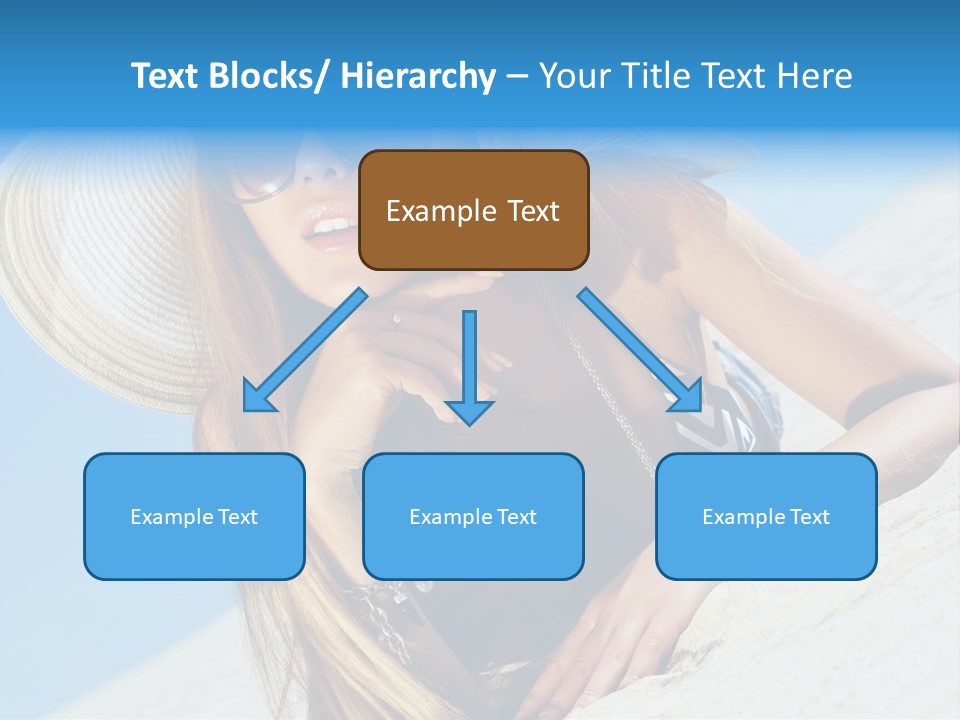 Blue Positive Rest PowerPoint Template