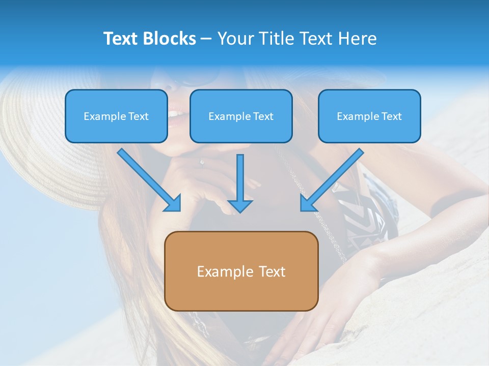Blue Positive Rest PowerPoint Template