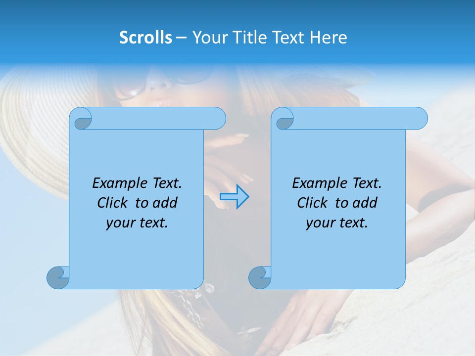 Blue Positive Rest PowerPoint Template