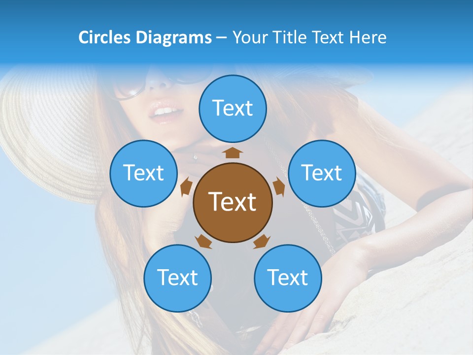 Blue Positive Rest PowerPoint Template