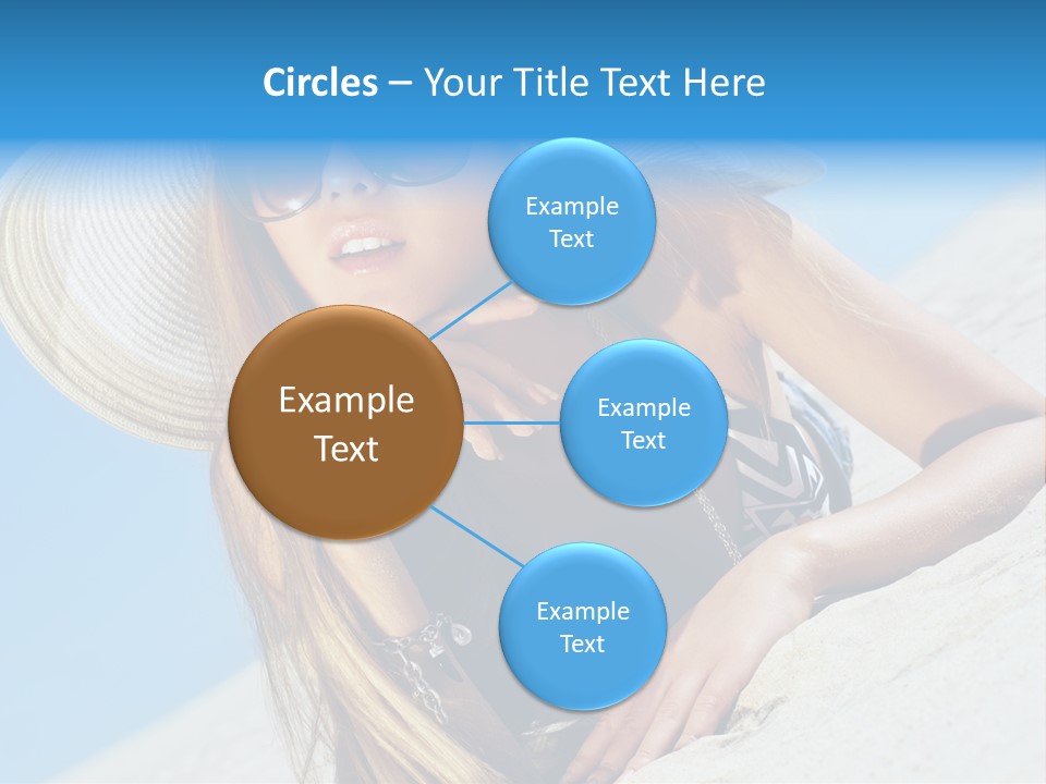 Blue Positive Rest PowerPoint Template