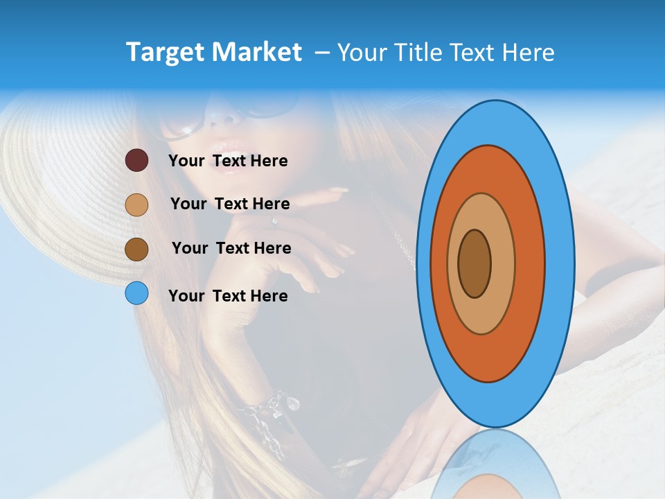 Blue Positive Rest PowerPoint Template