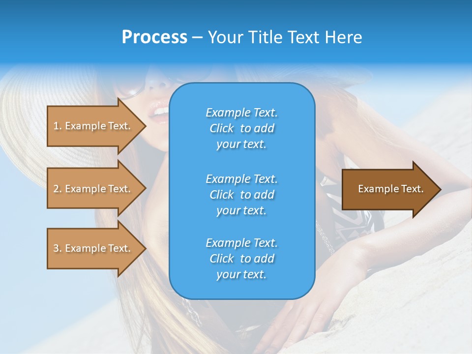 Blue Positive Rest PowerPoint Template