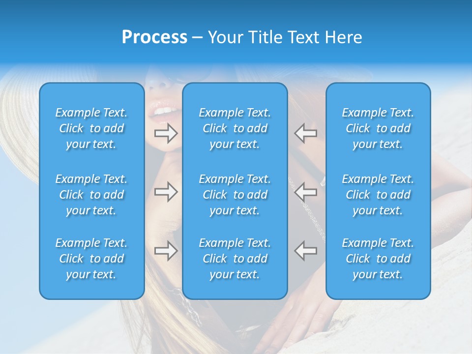 Blue Positive Rest PowerPoint Template