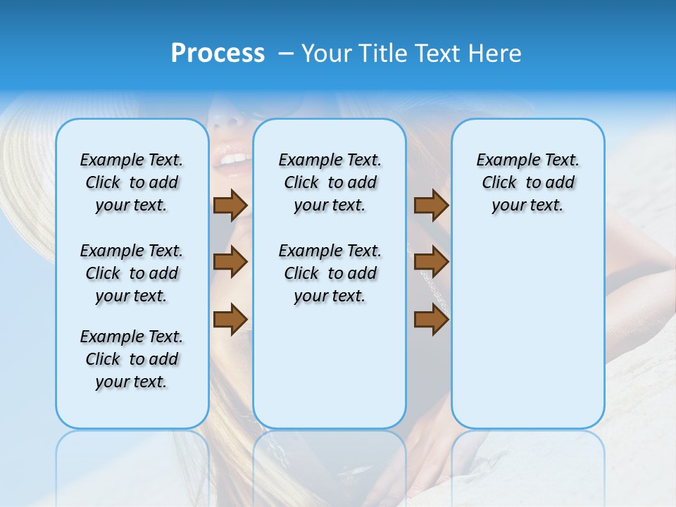 Blue Positive Rest PowerPoint Template