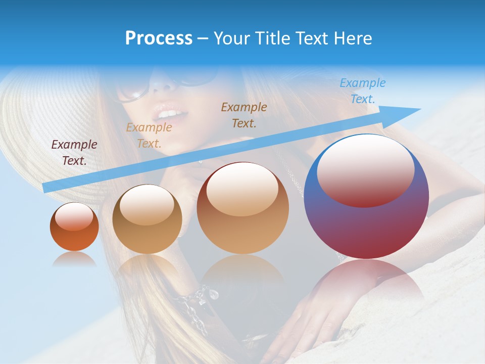Blue Positive Rest PowerPoint Template