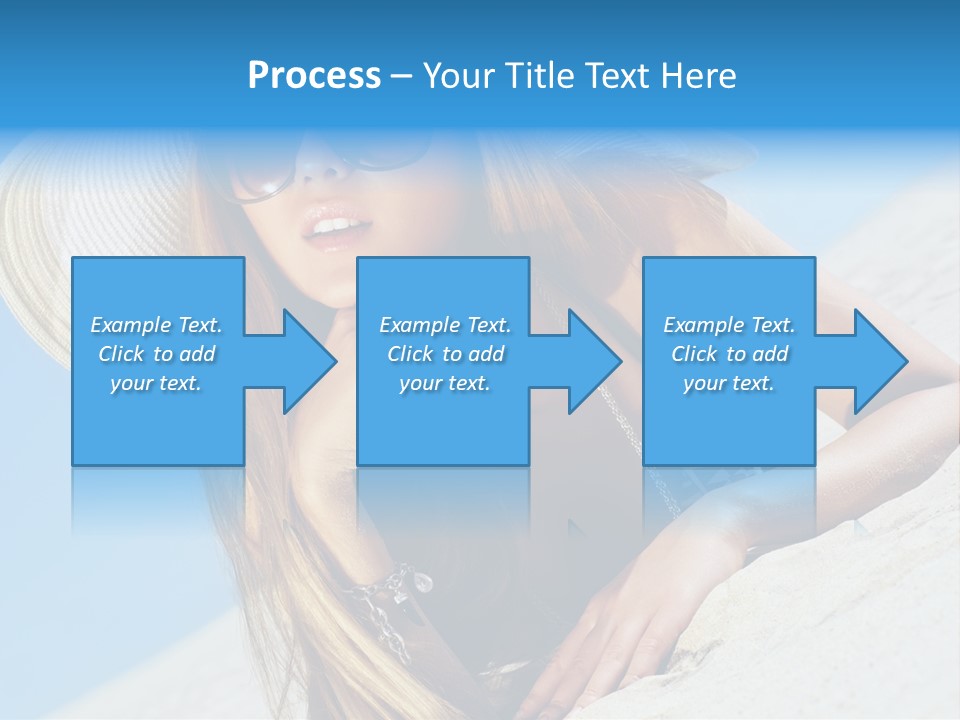 Blue Positive Rest PowerPoint Template