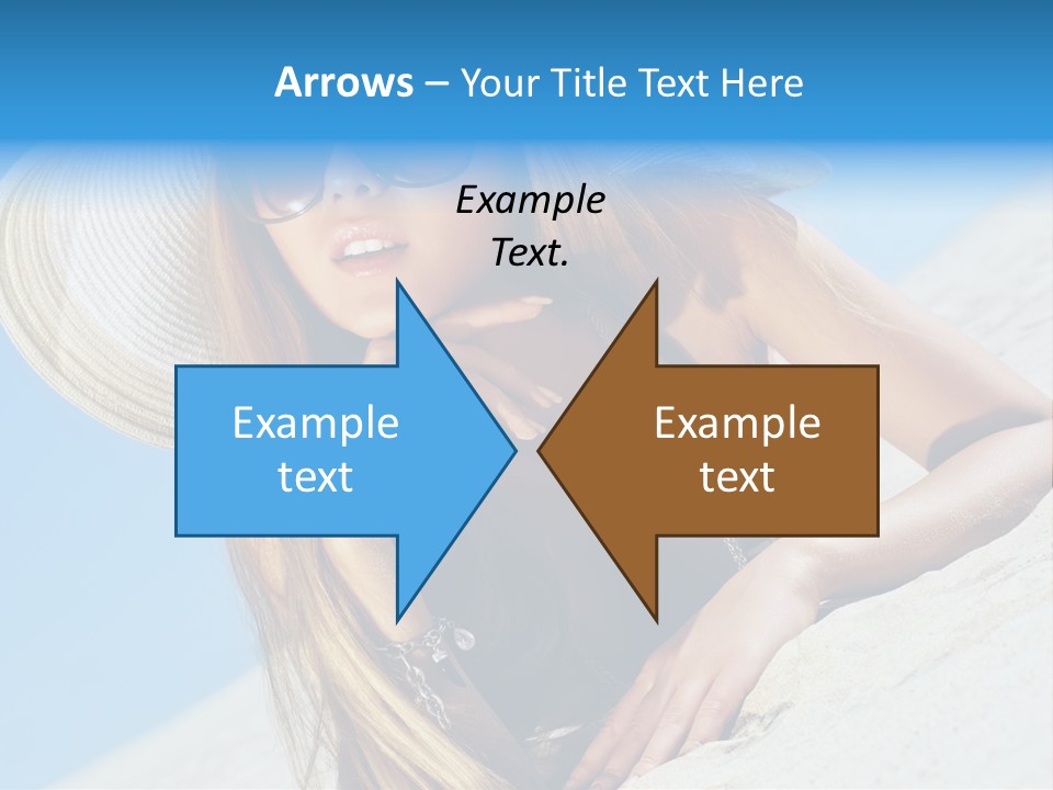 Blue Positive Rest PowerPoint Template