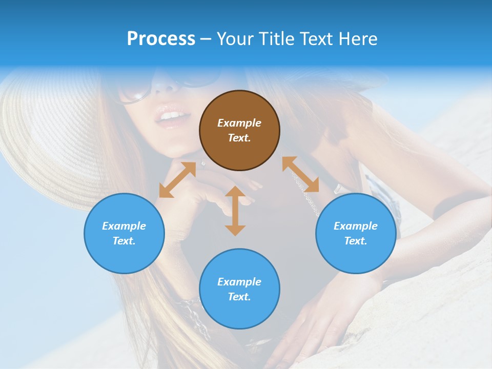 Blue Positive Rest PowerPoint Template