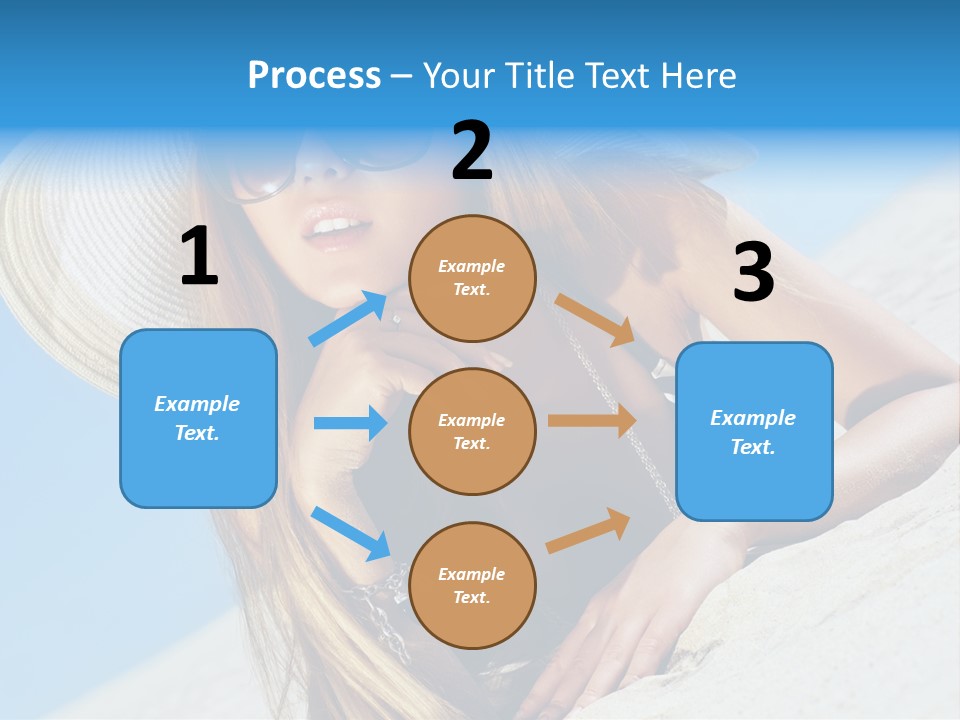 Blue Positive Rest PowerPoint Template