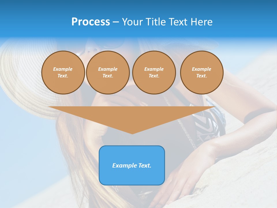 Blue Positive Rest PowerPoint Template