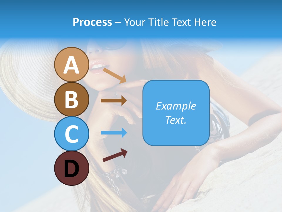 Blue Positive Rest PowerPoint Template