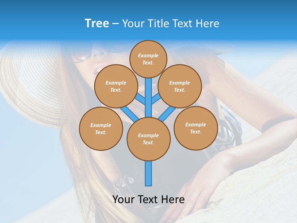 Blue Positive Rest PowerPoint Template