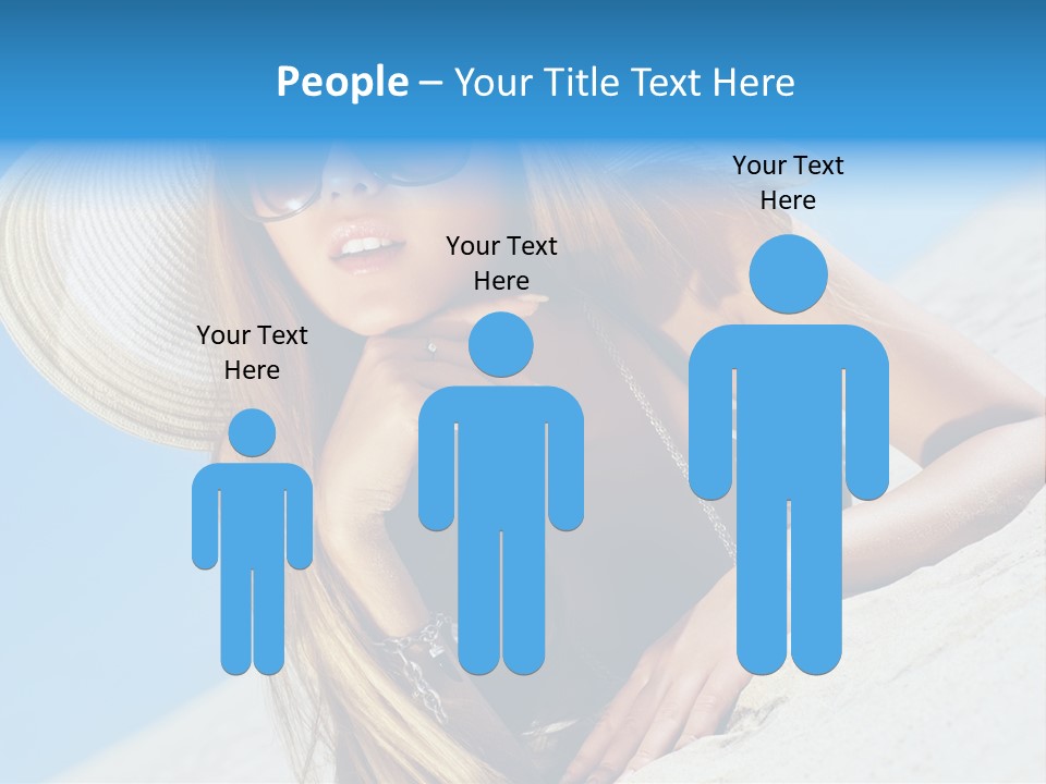 Blue Positive Rest PowerPoint Template