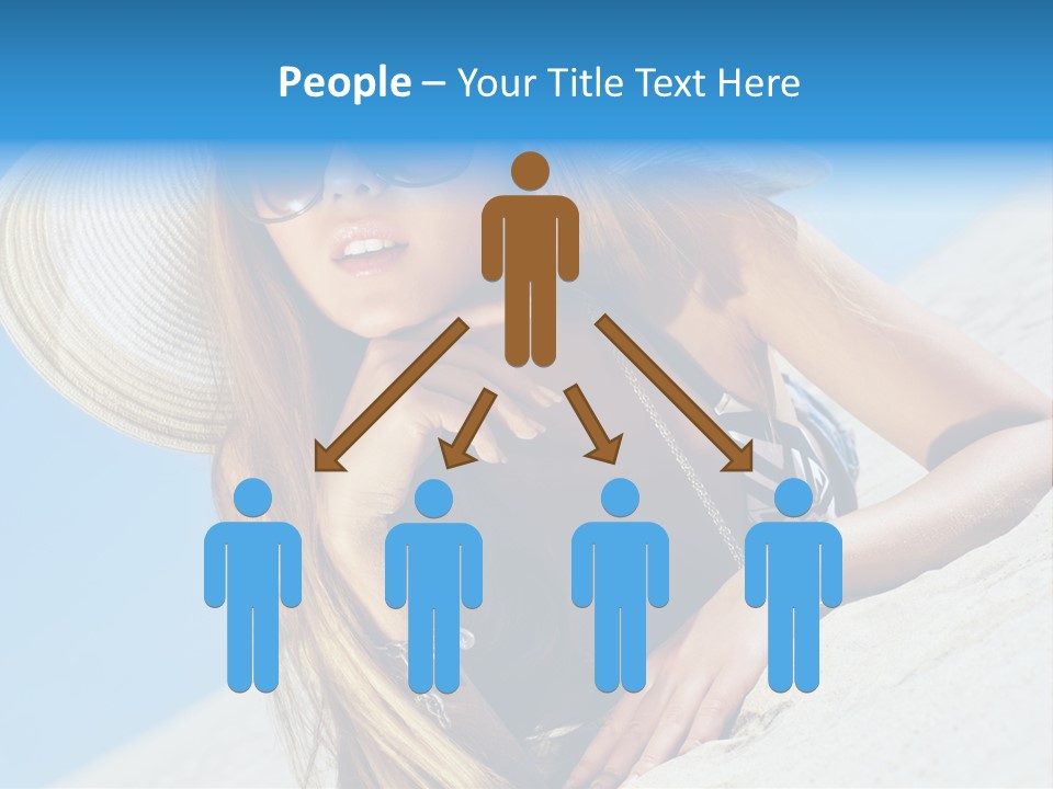 Blue Positive Rest PowerPoint Template