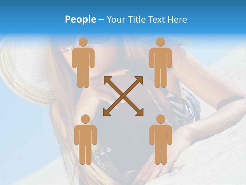 Blue Positive Rest PowerPoint Template