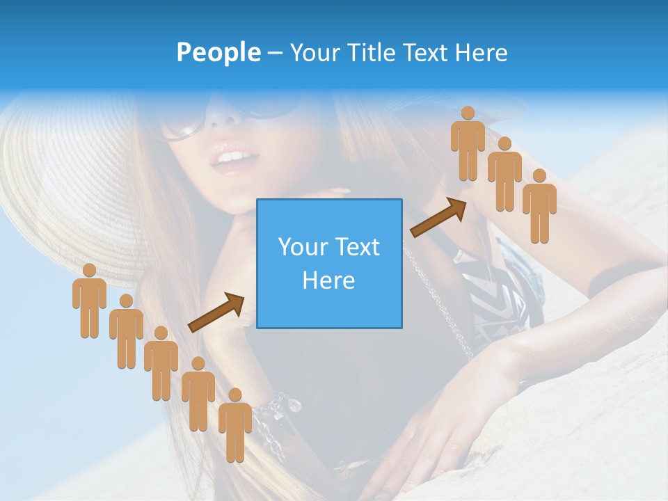 Blue Positive Rest PowerPoint Template