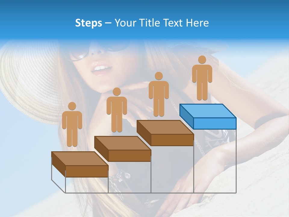 Blue Positive Rest PowerPoint Template
