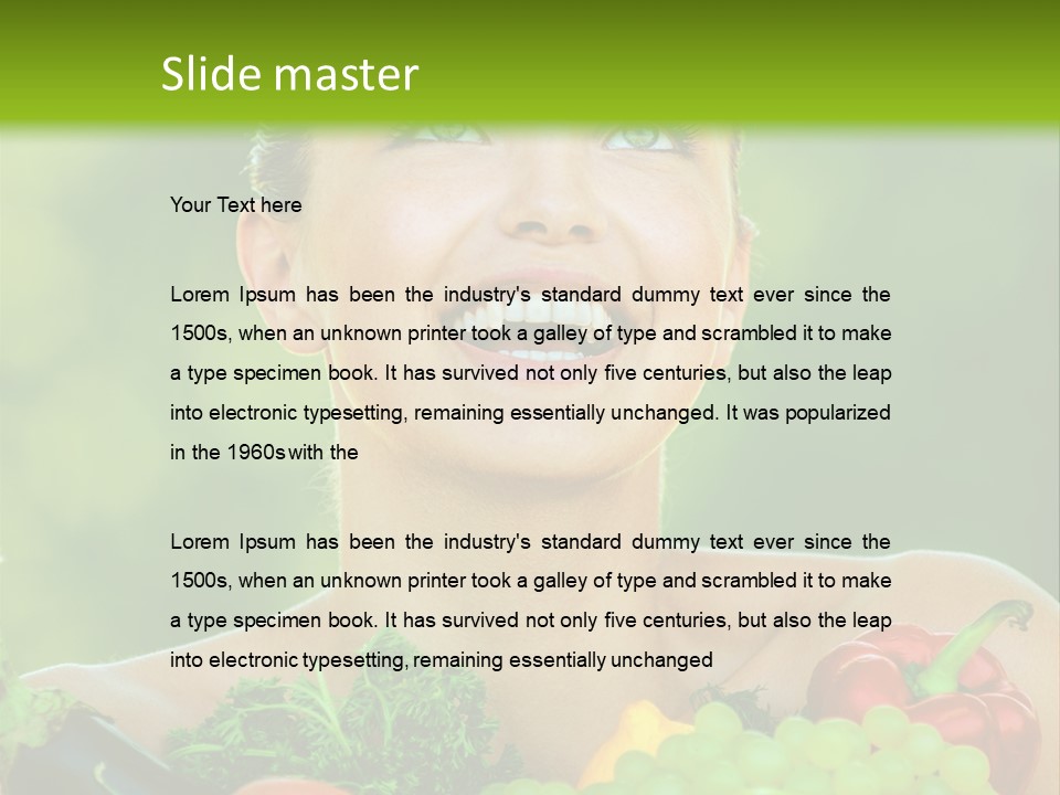 Nature Red Sweet PowerPoint Template