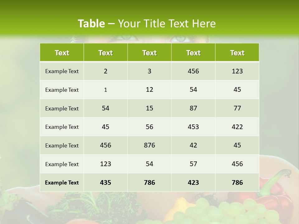 Nature Red Sweet PowerPoint Template