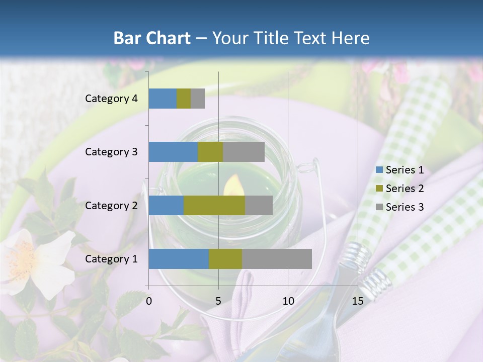 Blank Place Setting Dinner PowerPoint Template