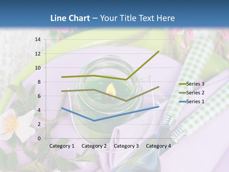 Blank Place Setting Dinner PowerPoint Template