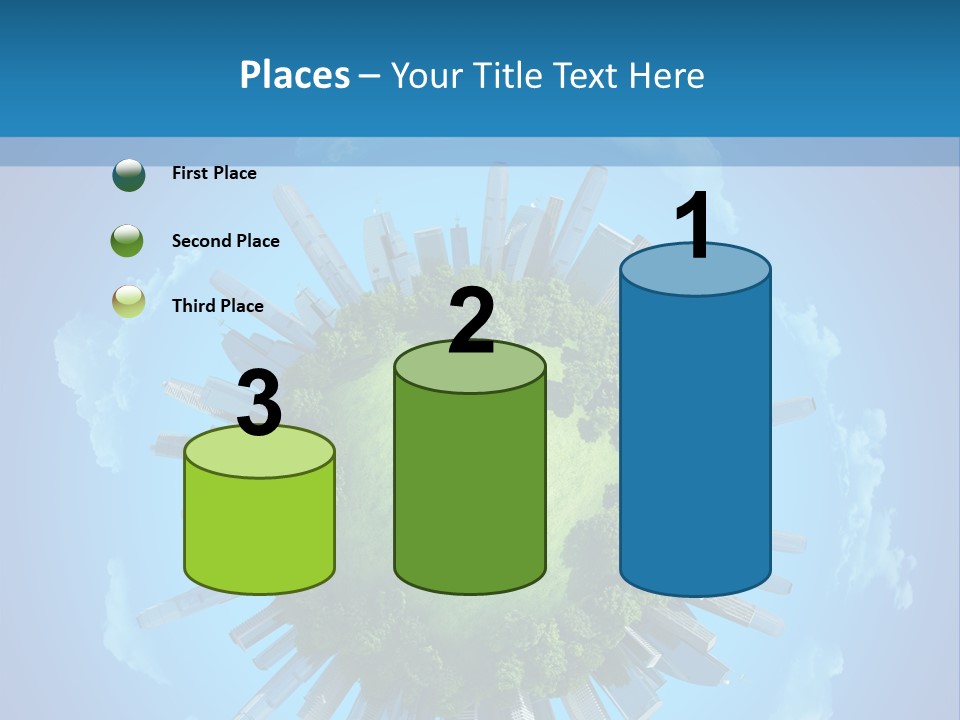 Circle Ecology Copy PowerPoint Template