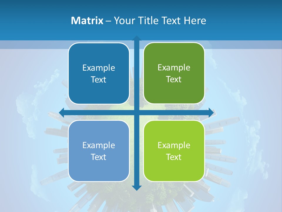 Circle Ecology Copy PowerPoint Template