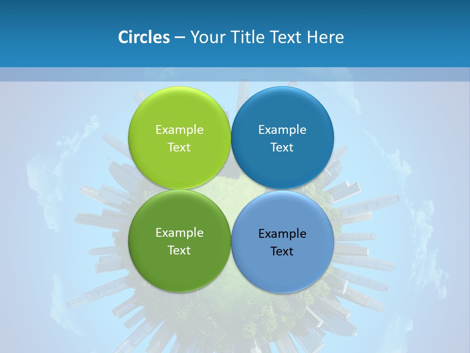 Circle Ecology Copy PowerPoint Template