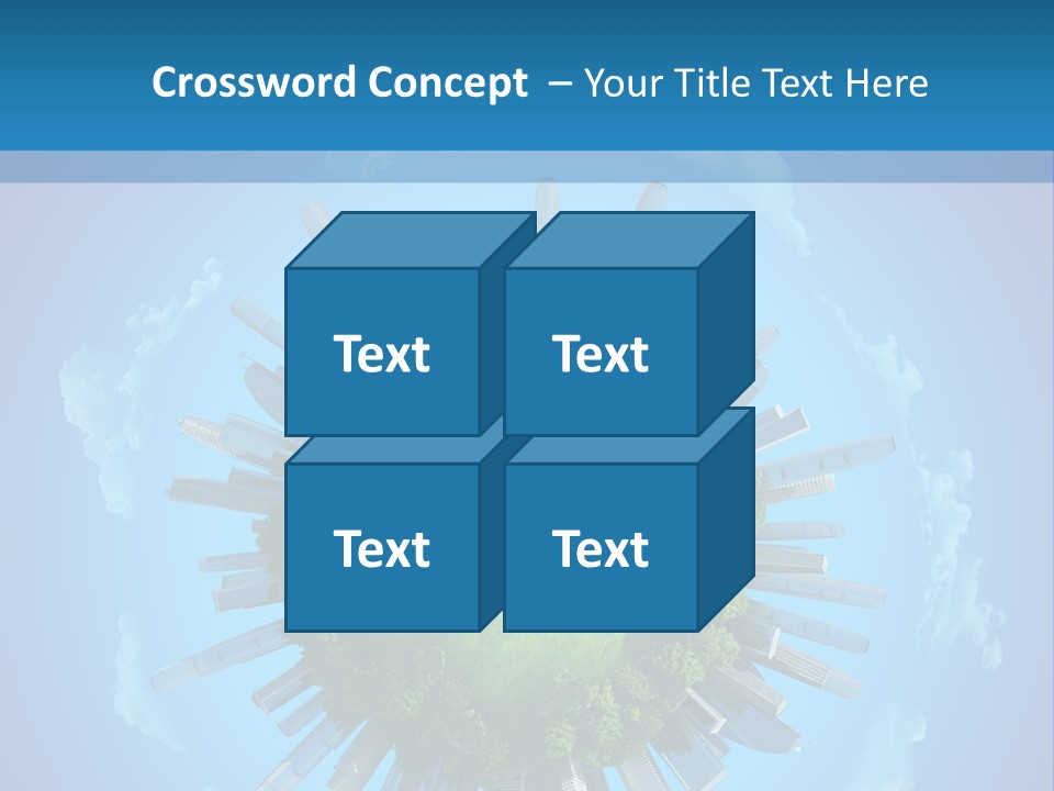 Circle Ecology Copy PowerPoint Template