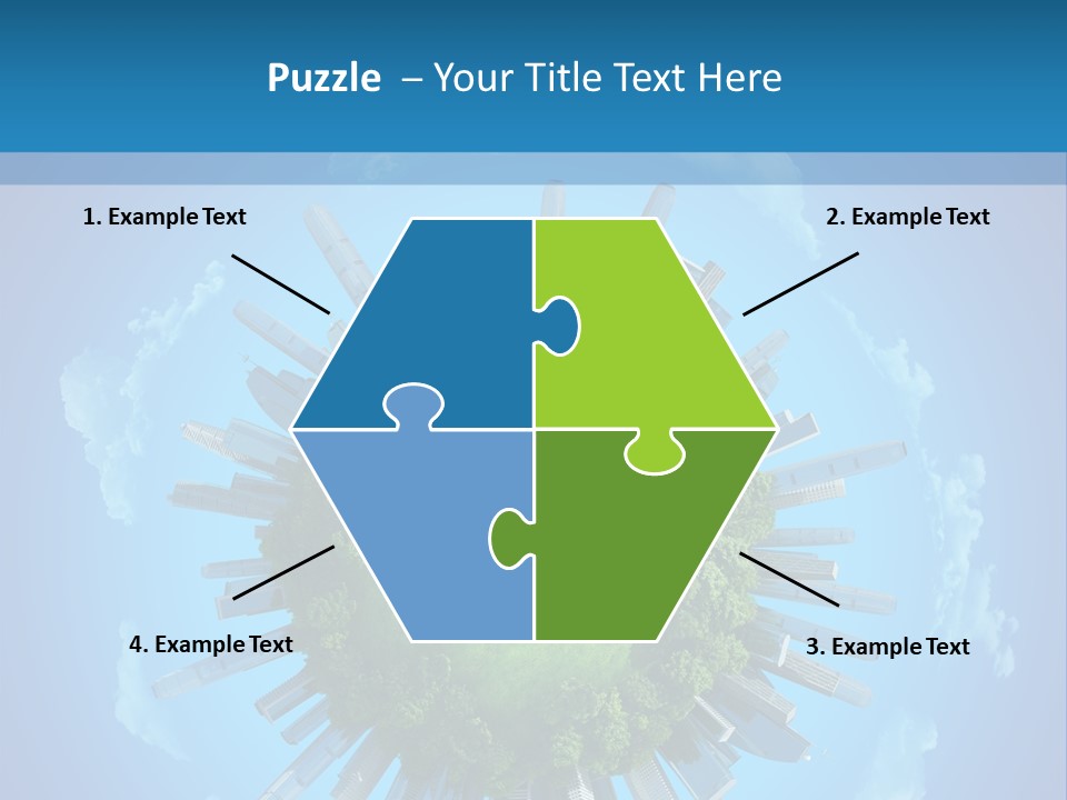 Circle Ecology Copy PowerPoint Template