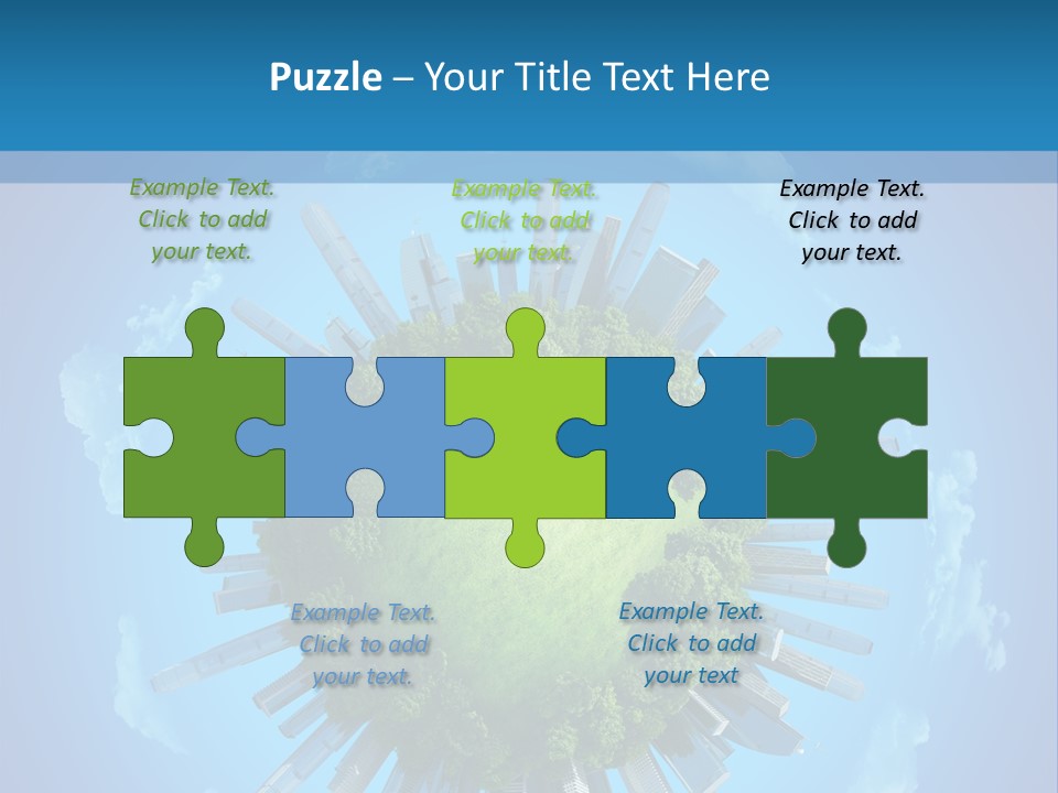 Circle Ecology Copy PowerPoint Template