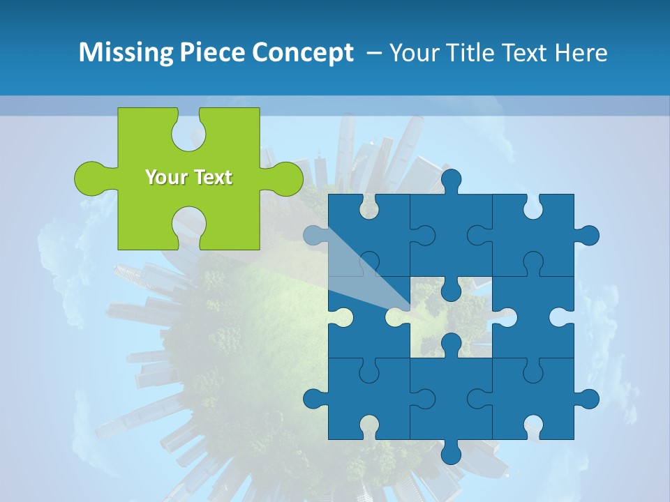 Circle Ecology Copy PowerPoint Template