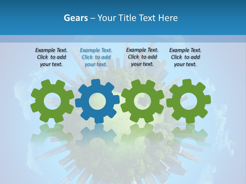 Circle Ecology Copy PowerPoint Template