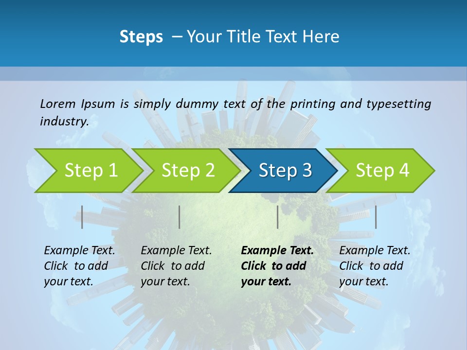 Circle Ecology Copy PowerPoint Template